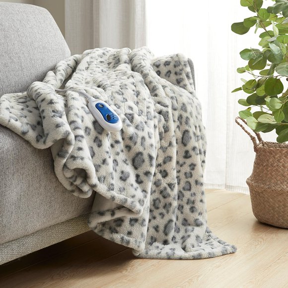 Manta eléctrica Beautyrest Zuri reversible de piel sintética a visón