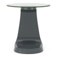 thumbnail image 5 of Furniture of America Maore Glass Top End Table, Gray, 5 of 6