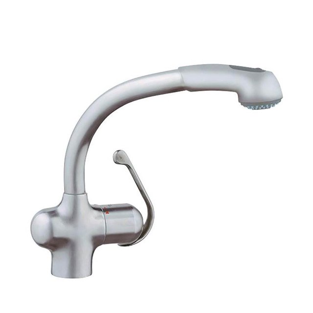 Grohe Ladylux Plus Robinet de Cuisine en Acier Inoxydable à une Poignée(Boîte Ouverte)