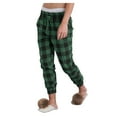 thumbnail image 2 of MRULIC pants for women Women's Plaid Printed Christmas Pants Casual Pants Pajama Pants Green + 3XL, 2 of 5