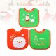 thumbnail image 2 of GOOHOCHY 3 baberos navideños para bebé, bonitos baberos para bebé, toalla para saliva, baberos para comer al mediodía para recién nacidos., 2 of 8