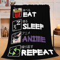 thumbnail image 2 of Anime Blanket for Girls Boys Anime Gifts Throw Blanket for Women Mens Lightweight Fuzzy Cozy Plush Flannel Fleece Blankets for Bed Decor 50"x60", 2 of 6