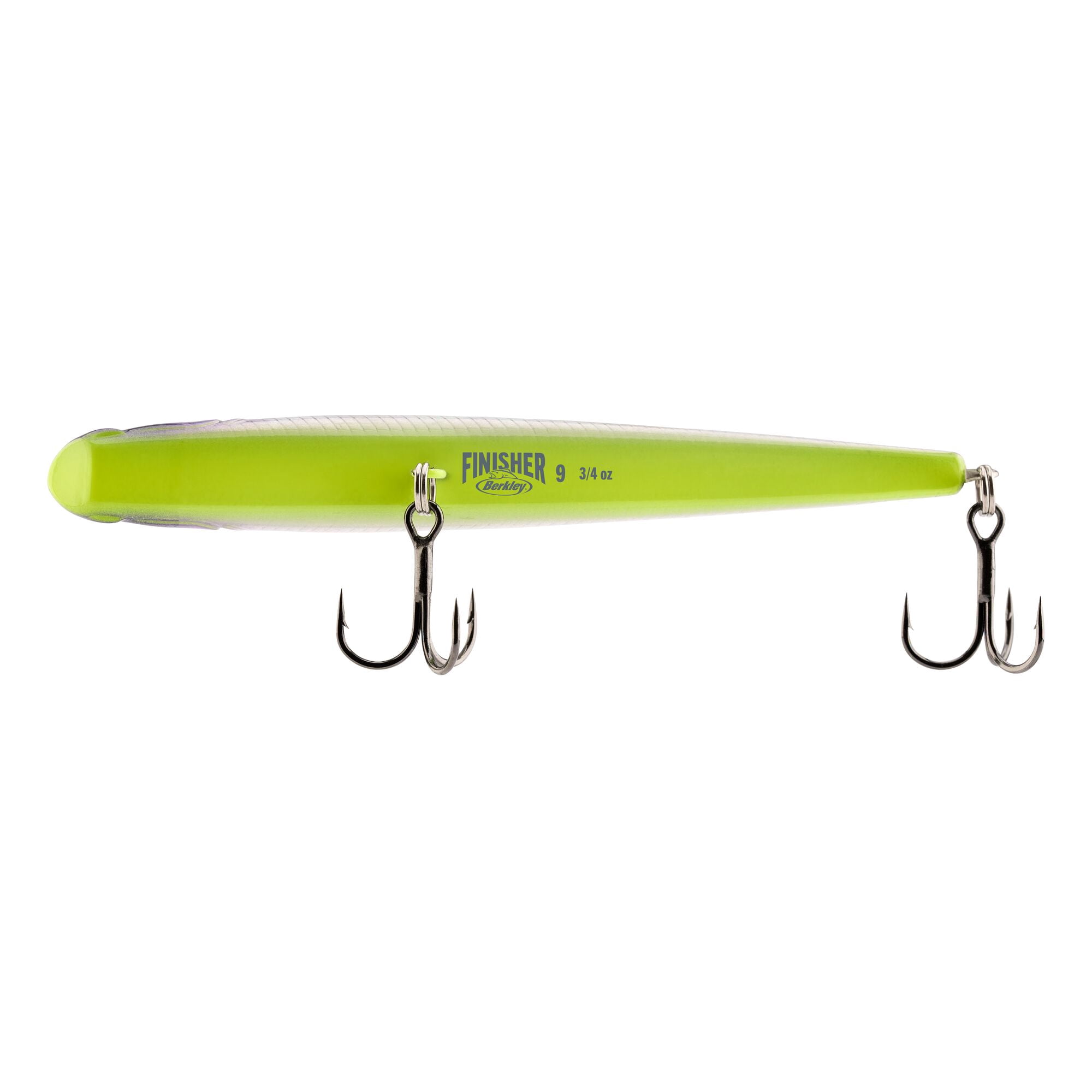 Berkley Finisher, 3.5 in, Glide Baits, Purple Slime (1 Count)