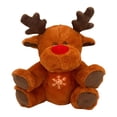thumbnail image 2 of Juguete Peluche para Bebé Chupete Alce Navideño Con Luces Musicales Respiración Rítmica, 2 of 9