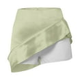 thumbnail image 7 of Womens Mini Skirts Elastic High Waisted Skirts Stain A-Line Skirt (Green S), 7 of 7