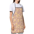 thumbnail image 3 of Fuzoiu Cute Bee Print Waterproof Apron, Kitchen Apron for Women Men Chef, Apron for Christmas Dinner Party Cooking Baking Crafting House Cleaning Kitchen, 3 of 7