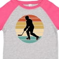 thumbnail image 4 of Inktastic Hockey Player Retro Sunset Boys or Girls Toddler T-Shirt, 4 of 5