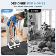 Mattress Vacuum Cleaner - 5-in-1 Cordless Bed Vacuum Cleaner, Powered by UV-C Light & Ultrasonic Technology, 16Kpa Strong Suction,Low Noise,Suitable for Dust, Pet Hair, Etc.