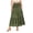 AG, variant on Skirts for Women Trendy Flowy Ruffle Smocked Waist A-line Boho Swing Long Skirt with Pockets Beach Vacation(White, M)