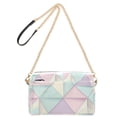 thumbnail image 2 of FORMRS Women Crossbody Purse with Chain Strap Vegan Leather Shoulder Handbag, Purple Geometric, 2 of 7
