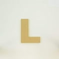 thumbnail image 2 of Package of 1, 18 Inch X 1/2" Thickness MDF Letter L in The Arial Font, Thick, Upper Case for Art & Craft Project, Made in USA, 2 of 3
