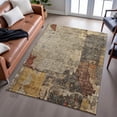 thumbnail image 6 of Addison Rugs Mayfield Premium Machine Washable Transitional Abstract Khaki Rectangle Rug, 10' x 14', 6 of 6