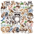 thumbnail image 3 of 35pcs Cute Animal Stickers Kids Stickers Wildlife Cartoon Stationery Stickers for Phone Luggage Laptop, 3 of 9