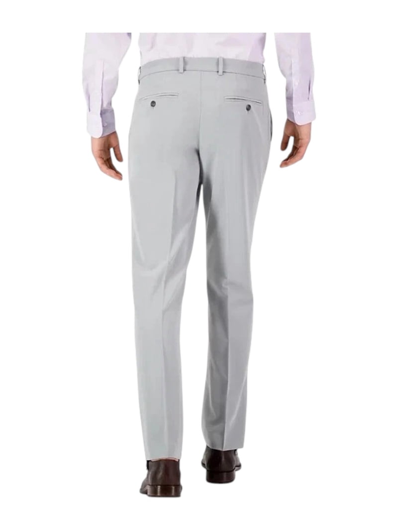 perry ellis men's modern fit portfolio performance dress pants Perry Ellis Portfolio Men's Slim Fit Tech Portfolio Dress Pants in Black, Size 34, 100% Polyester