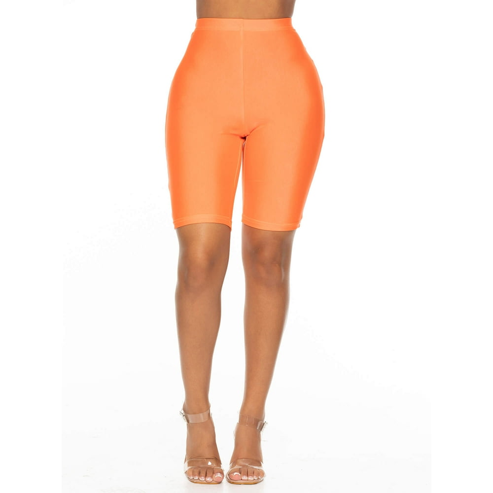 Faeriesty - Faeriesty Women's Knee Length Biker Shorts Fitness Sports Active Yoga Running Shorts