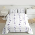 thumbnail image 2 of Homewish Cartoon Bow Knot Bedding Comforter Set 2pcs for Kids Children Teens,Dreamy Princess Twin Comforter Sets Microfiber,Geometric Stripes Breathable Bedding Set,Luxury Bedroom Decor,Reversible, 2 of 8