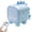 Blue, variant on Kids Alarm Clock for Bedroom, Digital Alarm Clock for Kids, Toddler Sleep Training Clock with Night Lights, Bluetooth Digital Alarm Clock, Wake Up Light with USB for Boys Girls Birthday Gifts