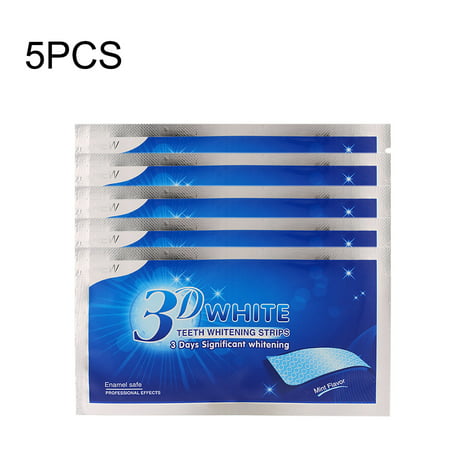 1/5/14PCS 3D Whitening Strips Anti-Sensitive Double Elastic Gel Strips Advanced Whitestrips Useful Oral Tooth