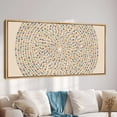 thumbnail image 2 of HPNIUB Large Jesus Feeds The 5000 Framed Canvas Wall Art Modern Christian Multicolor Painting For Living Room Bedroom Dining Room 20x40 Inch, 2 of 9