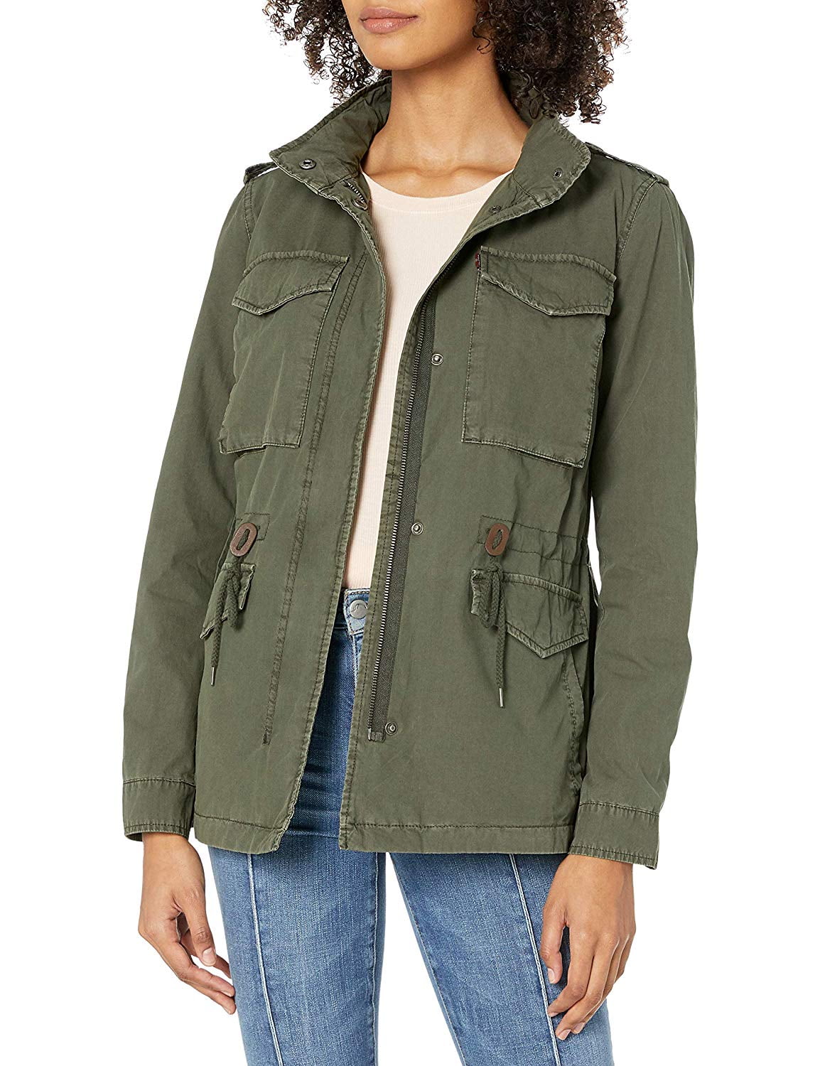 levi's cotton military jacket