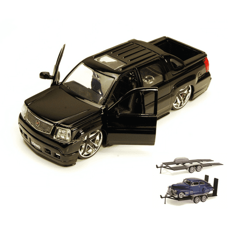 Diecast Car Amp Trailer Package Cadillac Escalade Ext