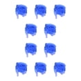 thumbnail image 1 of Sonducket Bufanda cuadrada Pañuelo de gasa Adornos para el cabello Ropa de moda para niños de jardín de infantes para representaciones Azul real 60*60cm 10piezas, 1 of 6