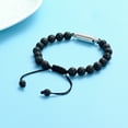 thumbnail image 6 of Cylinder Urn Bracelet for Ashes for Women Men Cremation Jewelry Memorial Keepsake Adjustable Lava Ashes Urn Bracelet, 6 of 9