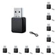 thumbnail image 1 of sweethay Adaptador de audio Bluetooth 5.1 Receptor de audio inalámbrico USB de 3,5 mm Receptor Bluetooth de salida dual con micrófono incorporado 10piezas, 1 of 6