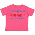 thumbnail image 3 of Inktastic What Happens at Grandma's Boys or Girls Toddler T-Shirt, 3 of 5