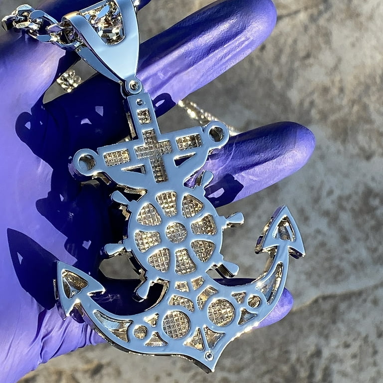 Hip hop sale pendants silver
