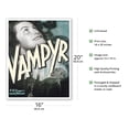 thumbnail image 2 of Vampyr - Directed by Carl Theodor Dreyer - Vintage German Movie Poster c.1932 - Fine Art Matte Paper Print (Unframed) 16x20in, 2 of 4
