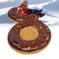 thumbnail image 1 of PVC Snow Tube, Inflatable Snow Sled Impact Resistant Cold Resistant   for Outdoor Skiing Activity, 1 of 7