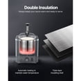 thumbnail image 3 of KFFKFF Commercial Electric Sauce Warmer, Hot Fudge Warmer,Cheese Dispenser 2.4L，86-230℉ Temp Adjustable，Stainless Steel Heated Pump Dispenser, 3 of 9