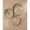 thumbnail image 4 of JoyJolt Mesa 4pc Stoneware Pasta Bowl set, 40oz - Beige, 4 of 7