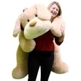 thumbnail image 2 of Big Plush Soft Giant Stuffed Animals & Plush Toys, Puppy Dog Cream Color, 5', 2 of 18