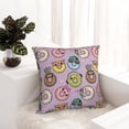 thumbnail image 6 of Fuzoiu Cute Donuts Print Square Pillow Cover,Hidden Zipper Design,Luxury Square Pillow Case, Throw Pillow,Couch Cushion-26"x26", 6 of 7