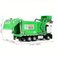 thumbnail image 3 of LNGOOR Simulated Alloy Front Garbage Truck  Toy Cleaning  Garbage Sorting Bin  Sanitation And Cleaning Engineering Model  Car Boy, 3 of 6