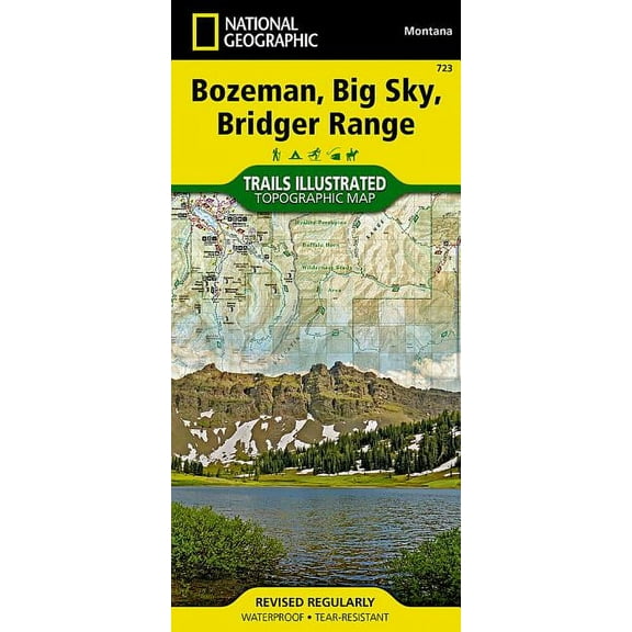 National Geographic Trails Illustrated Map: Bozeman, Big Sky, Bridger Range - Folded Map