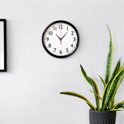 NICEXMAS 2Pcs Home Clock Movement Accessory Black ABS Material with Precise Time and Easy Installation