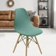 thumbnail image 5 of Funda Para Asiento De Silla Shell Sin Brazos Funda Para Salón Mid-Century Negro Verde Sunnimix funda elástica, 5 of 8