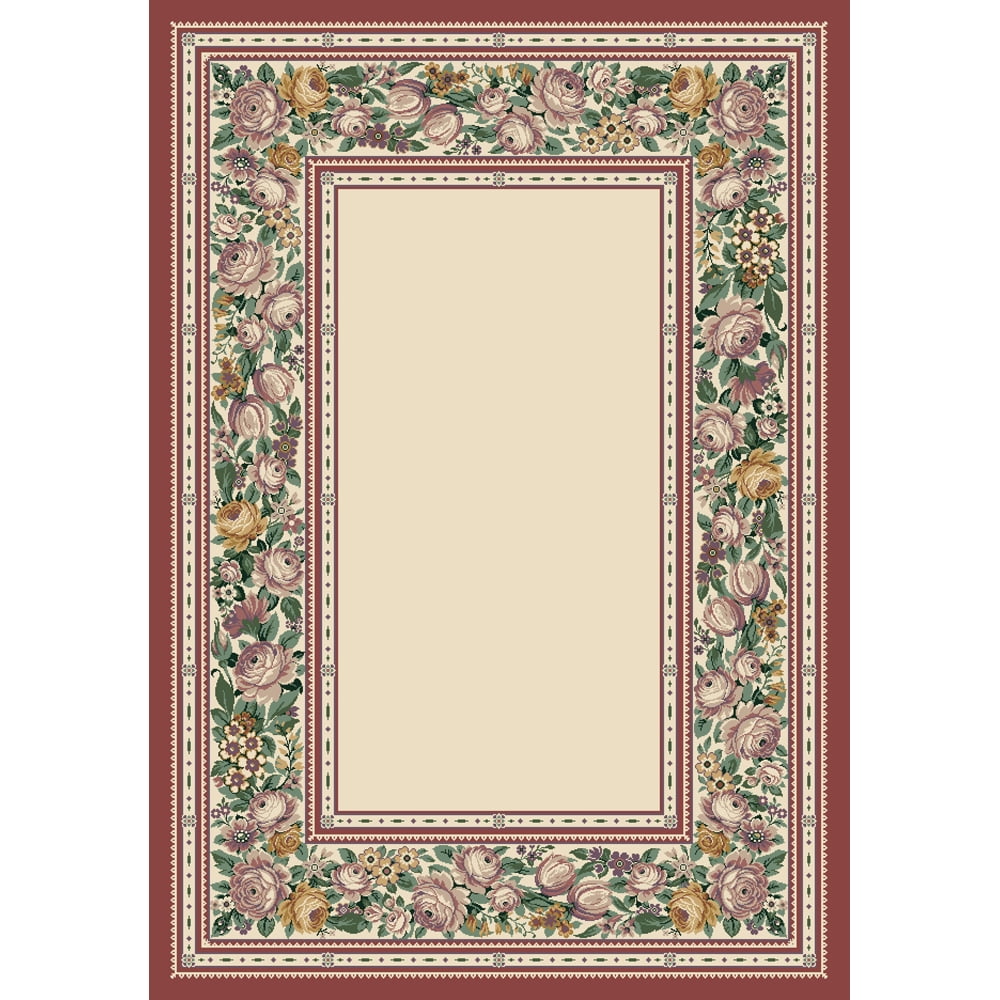 Milliken Innovations Area Rug ENGLISH FLORAL OPAL English Floral Opal 5