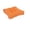 Orange, variant on AOMXGD 15.7x15.7in Thickened Faux Linen Seat Cushion, Compressed Packaging Candy Color Floor Mat, Non-Slip Chair Pad for Home, Dorm, Living Room