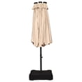 thumbnail image 4 of Patiojoy Parasol de Patio Extérieur à DEL Double Face de 15 Pieds avec Base Beige, 4 of 5