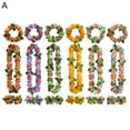 thumbnail image 2 of Cheer.US Hawaiian flower Leis,Tropical Luau Party Supplies of Hula Garland Necklaces Bracelets Jumbo Simulated Silk Flowers for Hawaii Decorations, Birthday Party Favors, 2 of 7