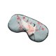 thumbnail image 1 of Máscara para dormir de seda con diseño de grulla y flor de cerezo, 1 of 1
