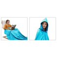 thumbnail image 2 of LOVIVER outdoor Camping Sleeping Bag Liner Blanket Quilt Mat Warm Rain Cape Backpacking with Drawstring Storage Bag - Lake Blue, 2 of 8