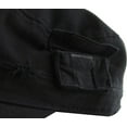 thumbnail image 7 of Vintage Distressed Cadet Army Military Fitted Botton Cap Basic Everyday Castro Radar Hat, 7 of 7