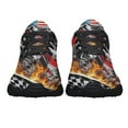 thumbnail image 5 of Sprint Car Racing American flag Shoes Sneakers Black Size 12, 5 of 7
