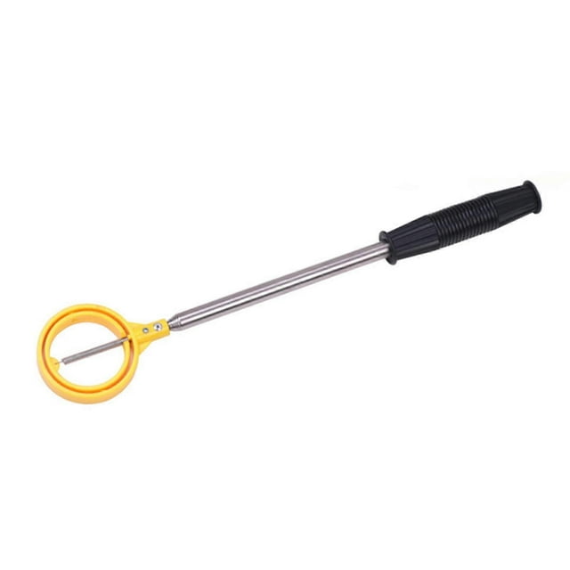 Golfball Edelstless Teleskop Golfball Picker Grabber Tool With Locking Clip, Adjustable Length, Durable Stainless Steel