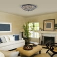 thumbnail image 2 of First Lighting Alkes Clear Glass/ Black Finish Metal 6-light Flush Mount, 2 of 5